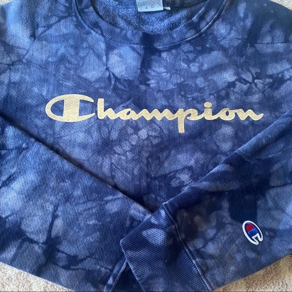 Champion marbled reverse weave sweatshirt size small - Picture 2 of 5